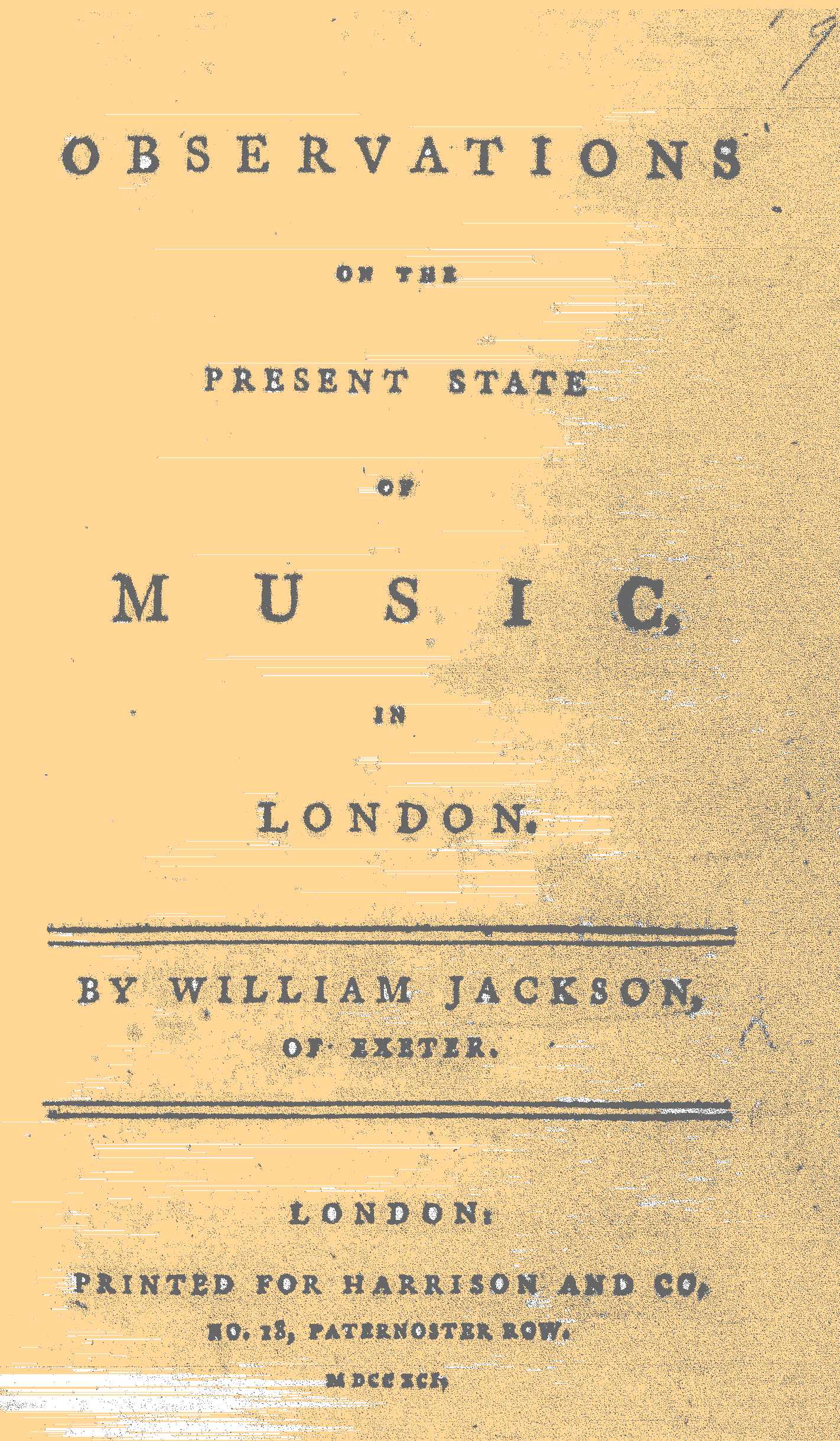 Jackson: Observations Frontispiece