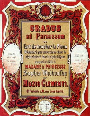 Clementi's first edition of Gradus ad Parnassum